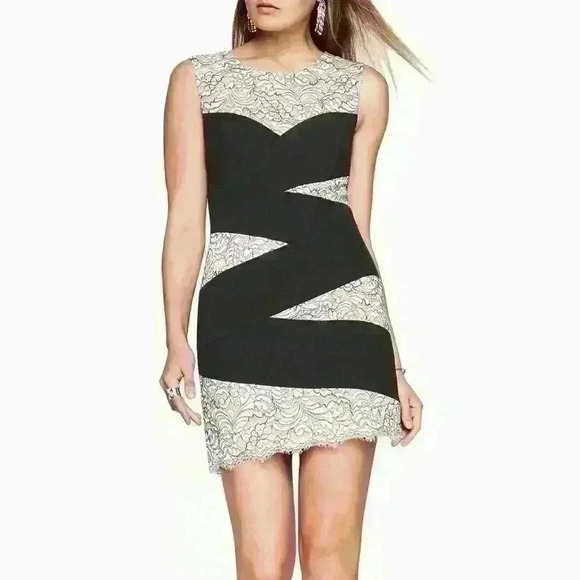 NEW! BCBGMaxazria Women’s 4 Mathilde Lace Dress NWT $298 - Picture 1 of 4